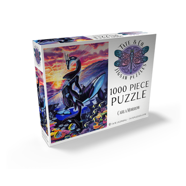 Ocean's Sunrise Orca - Carla Morrow 1000 Jigsaw Puzzle box view2