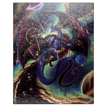 puzzleplate Strength of Light Dragon - Carla Morrow 100 Jigsaw Puzzle
