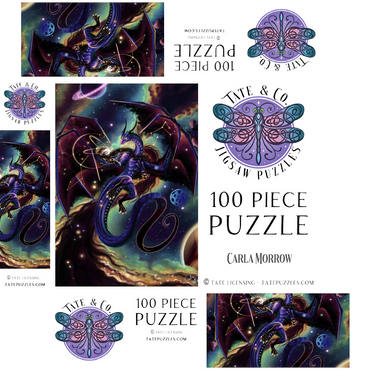 Strength of Light Dragon - Carla Morrow 100 Jigsaw Puzzle box 3D Modell