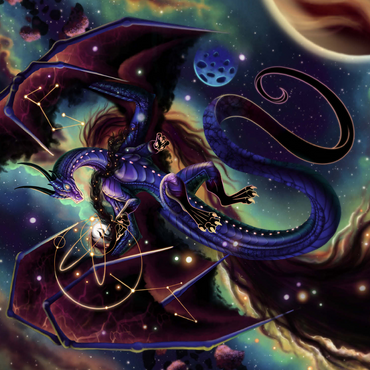 Strength of Light Dragon - Carla Morrow 500 Jigsaw Puzzle 3D Modell