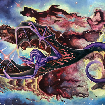 Pillars of Creation Space Dragon - Carla Morrow 500 Jigsaw Puzzle 3D Modell