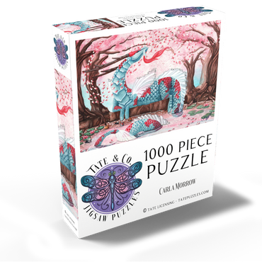Cherry Blossom Dragon - Carla Morrow 1000 Jigsaw Puzzle box view2