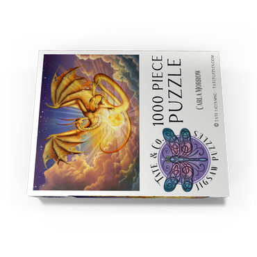 Dawning Flight Sun Dragon - Carla Morrow 1000 Jigsaw Puzzle box view3