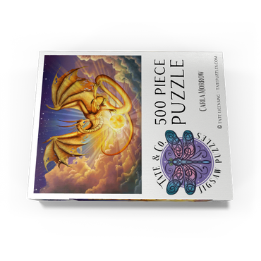 Dawning Flight Sun Dragon - Carla Morrow 500 Jigsaw Puzzle box view3