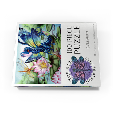 Jewels Upon the Water Dragon - Carla Morrow 100 Jigsaw Puzzle box view3