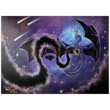 puzzleplate Night Weaver Dragon - Carla Morrow 1000 Jigsaw Puzzle