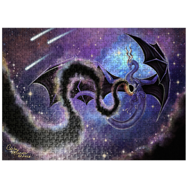 puzzleplate Night Weaver Dragon - Carla Morrow 500 Jigsaw Puzzle