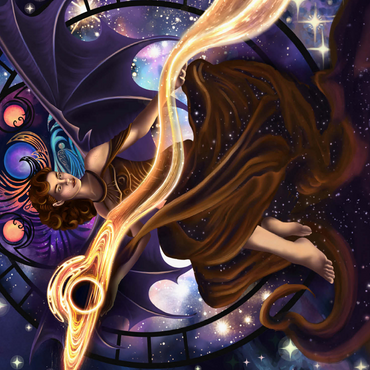 Void's Embrace - Carla Morrow 500 Jigsaw Puzzle 3D Modell