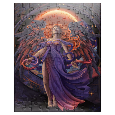 puzzleplate Lunar Veil Angel - Carla Morrow 100 Jigsaw Puzzle