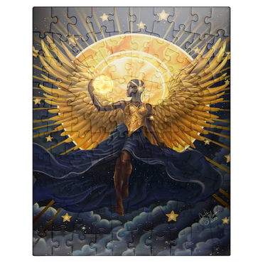 puzzleplate Solar Flame Angel - Carla Morrow 100 Jigsaw Puzzle