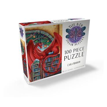 Watcher of Knowledge Dragon - Carla Morrow 100 Jigsaw Puzzle box view2