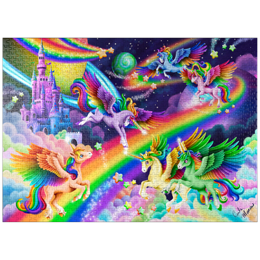 puzzleplate Rainbow Dreams Unicorns - Carla Morrow 1000 Jigsaw Puzzle