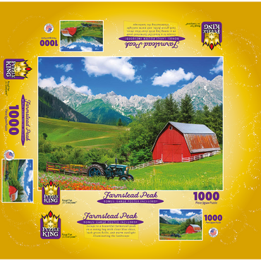 Farmstead Peak 1000 Jigsaw Puzzle box 3D Modell