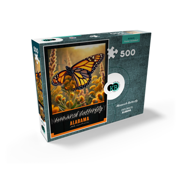 Alabama, Monarch Butterfly: State Insects Series 500 Jigsaw Puzzle box view2