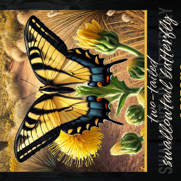 Arizona, Two-Tailed Swallowtail Butterfly: State Insects Series 500 Jigsaw Puzzle 3D Modell