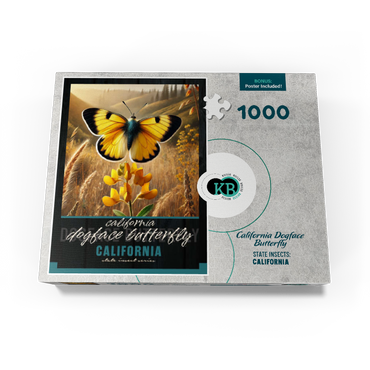 California, Dogface Butterfly: State Insects Series 1000 Jigsaw Puzzle box view3