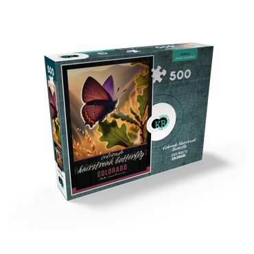 Colorado, Hairstreak Butterfly: State Insects Series 500 Jigsaw Puzzle box view2