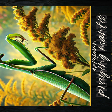 Connecticut, European Praying Mantis: State Insects Series 1000 Jigsaw Puzzle 3D Modell