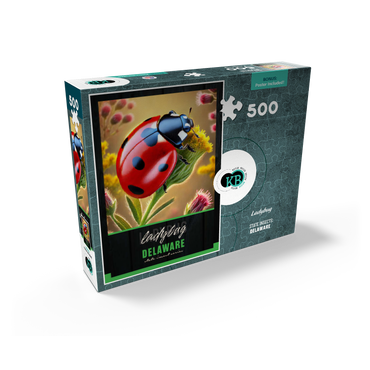 Delaware, Ladybug: State Insects Series 500 Jigsaw Puzzle box view2