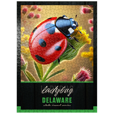 puzzleplate Delaware, Ladybug: State Insects Series 500 Jigsaw Puzzle