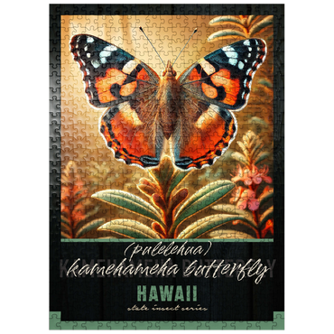 puzzleplate Hawaii, Kamehameha Butterfly: State Insects Series 500 Jigsaw Puzzle