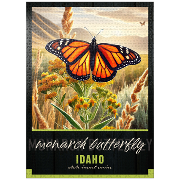 puzzleplate Idaho, Monarch Butterfly: State Insects Series 1000 Jigsaw Puzzle