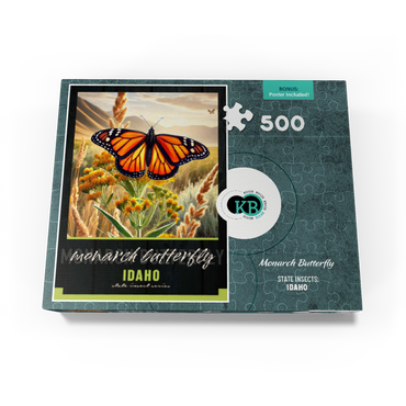 Idaho, Monarch Butterfly: State Insects Series 500 Jigsaw Puzzle box view3