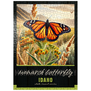 puzzleplate Idaho, Monarch Butterfly: State Insects Series 500 Jigsaw Puzzle