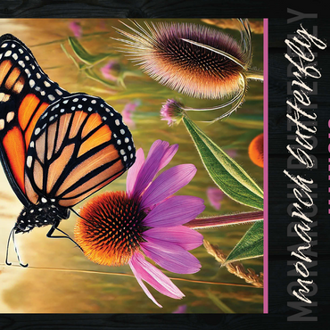 Illinois, Monarch Butterfly: State Insects Series 500 Jigsaw Puzzle 3D Modell