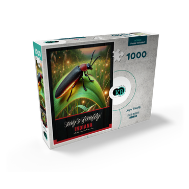 Indiana, Say's Firefly: State Insects Series 1000 Jigsaw Puzzle box view2