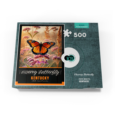 Kentucky Viceroy Butterfly: State Insects Series 500 Jigsaw Puzzle box view3