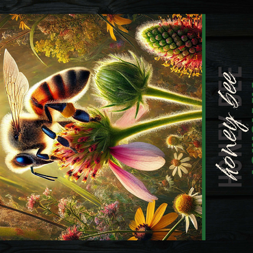 Louisiana, Honey Bee: State Insects Series 500 Jigsaw Puzzle 3D Modell