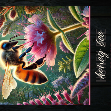 Maine, Honey Bee: State Insects Series 1000 Jigsaw Puzzle 3D Modell