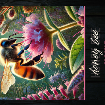 Maine, Honey Bee: State Insects Series 500 Jigsaw Puzzle 3D Modell
