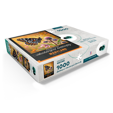 Maryland, Baltimore Checkerspot Butterfly: State Insects Series 1000 Jigsaw Puzzle box view1