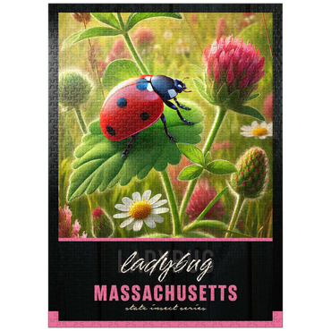 puzzleplate Massachusetts, Ladybug: State Insects Series 1000 Jigsaw Puzzle