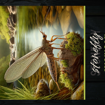 Michigan, Stonefly: State Insects Series 500 Jigsaw Puzzle 3D Modell