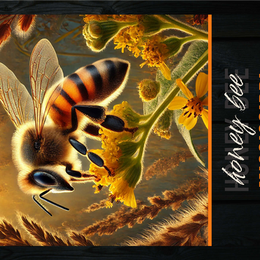 Mississippi, Honey Bee: State Insects Series 1000 Jigsaw Puzzle 3D Modell
