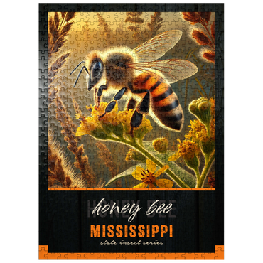 puzzleplate Mississippi, Honey Bee: State Insects Series 500 Jigsaw Puzzle