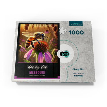 Missouri, Honey Bee: State Insects Series 1000 Jigsaw Puzzle box view3
