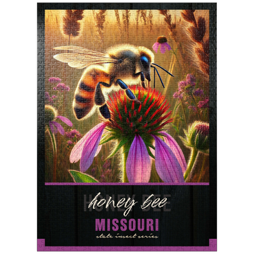 puzzleplate Missouri, Honey Bee: State Insects Series 1000 Jigsaw Puzzle