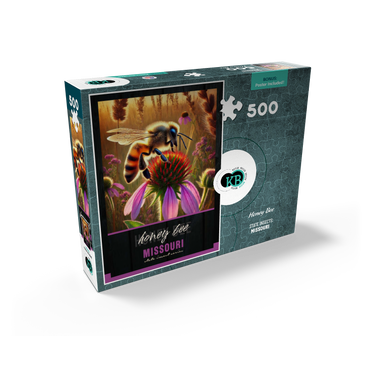 Missouri, Honey Bee: State Insects Series 500 Jigsaw Puzzle box view2
