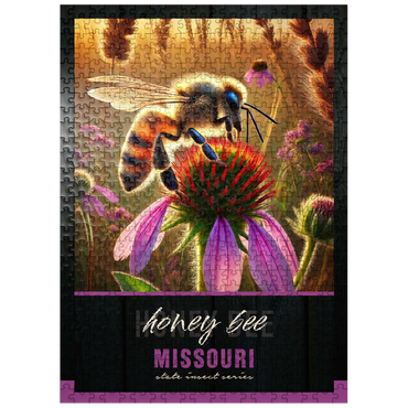 puzzleplate Missouri, Honey Bee: State Insects Series 500 Jigsaw Puzzle