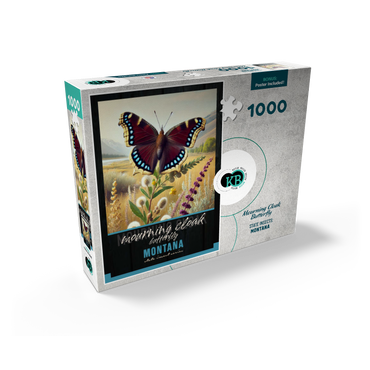 Montana, Mourning Cloak Butterfly: State Insects Series 1000 Jigsaw Puzzle box view2