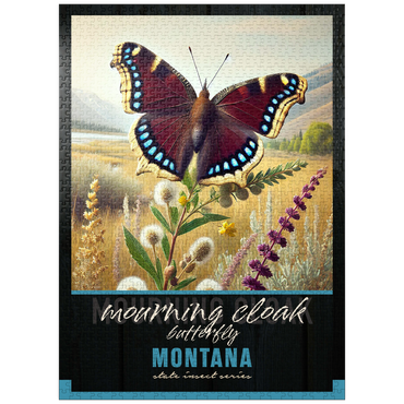 puzzleplate Montana, Mourning Cloak Butterfly: State Insects Series 1000 Jigsaw Puzzle