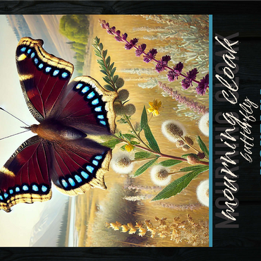 Montana, Mourning Cloak Butterfly: State Insects Series 1000 Jigsaw Puzzle 3D Modell