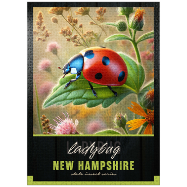 puzzleplate New Hampshire, Ladybug: State Insects Series 1000 Jigsaw Puzzle