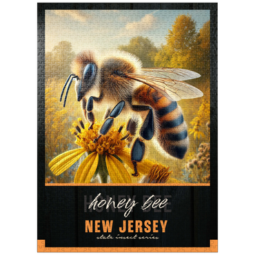 puzzleplate New Jersey, Honey Bee: State Insects Series 1000 Jigsaw Puzzle