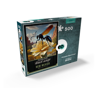 New Mexico, Tarantula Hawk Wasp: State Insects Series 500 Jigsaw Puzzle box view2