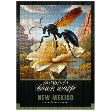 puzzleplate New Mexico, Tarantula Hawk Wasp: State Insects Series 500 Jigsaw Puzzle